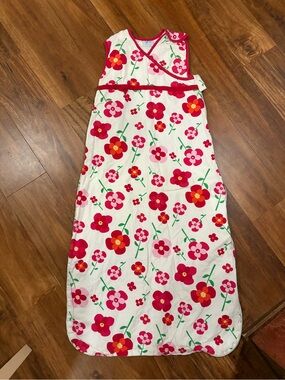 The Gro Company Floral Sleep Sack - Pink & White size 18-36 months